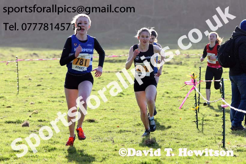 Girls under-15s 2019 Start Fitness NEHL, Thornley Hall Farm, Peterlee, County Durham. Photo:  David T. Hewitson/Sports for All Pics